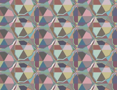 geometrik şekil tasarımlı kusursuz desen