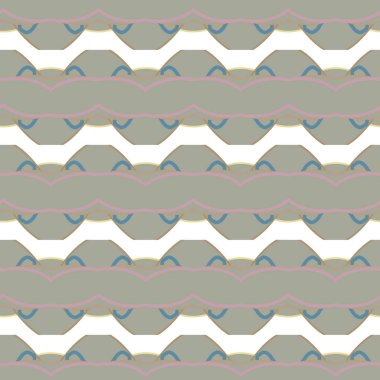 Soyut geometrik şekilli kusursuz desen