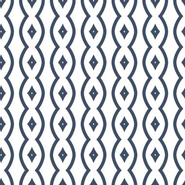 Geometrik süslemeli vektör deseni. Kusursuz tasarım dokusu.