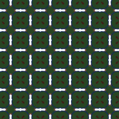 Geometrik süslemeli vektör deseni. Kusursuz tasarım dokusu.