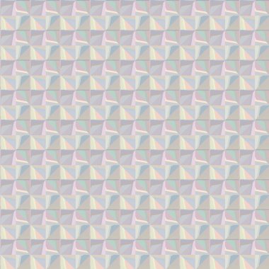 farklı geometrik şekillere sahip soyut, pürüzsüz desensiz vektör çizimi