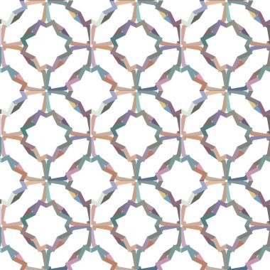 geometrik şekil tasarımlı kusursuz desen