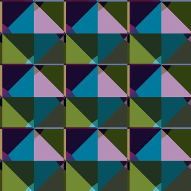 geometrik elementlerle kusursuz arkaplan, vektör illüstrasyonu 