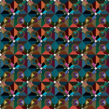 Soyut geometrik şablonun vektör çizimi