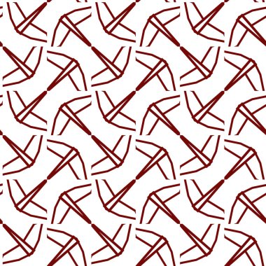 Geometrik süslemeli vektör deseni. Kusursuz tasarım dokusu. 