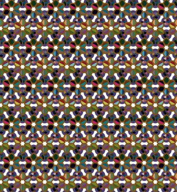 geometrik şekil tasarımlı kusursuz desen