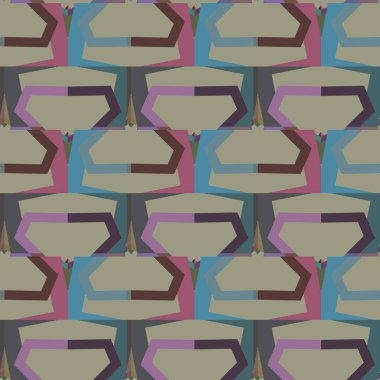 geometrik şekil tasarımlı kusursuz desen