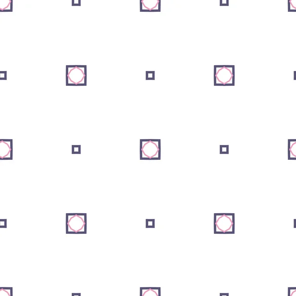 Modelo Sin Costuras Con Diseño Forma Geométrica — Vector de stock