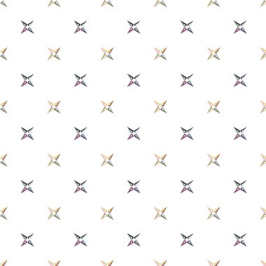 Geometrik süslemeli vektör deseni. Kusursuz tasarım dokusu.