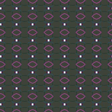 farklı geometrik şekillere sahip soyut, pürüzsüz desensiz vektör çizimi