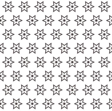 Geometrik süslemeli vektör deseni. Kusursuz tasarım dokusu.