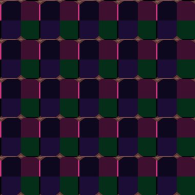 Geometrik süslemeli vektör deseni. Kusursuz tasarım dokusu.