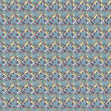 Geometrik süslemeli vektör deseni. Kusursuz tasarım dokusu.