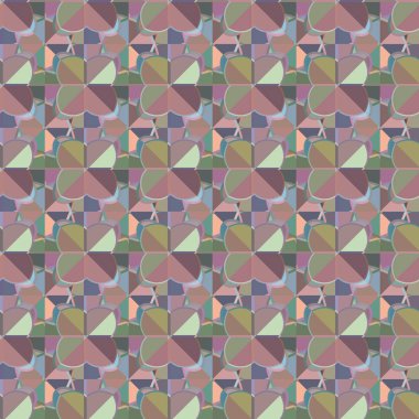 geometrik şekil tasarımlı kusursuz desen