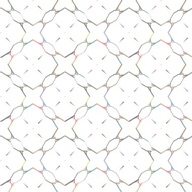 geometrik şekil tasarımlı kusursuz desen