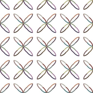 Modern geometrik vektör tasarımı, kusursuz desen çizimi