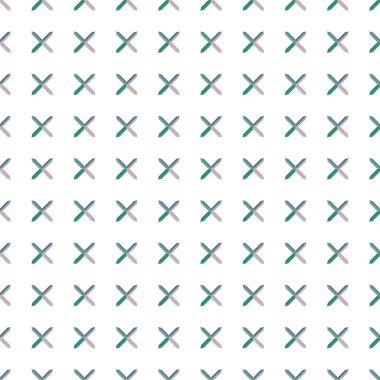 Geometrik süslemeli vektör deseni. Kusursuz tasarım dokusu.