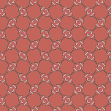 Geometrik süslemeli vektör deseni. Kusursuz tasarım dokusu.