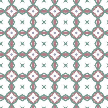 geometrik elementlerle kusursuz arkaplan, vektör illüstrasyonu 