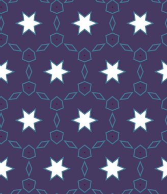 Geometrik süslemeli vektör deseni. Kusursuz tasarım dokusu. 