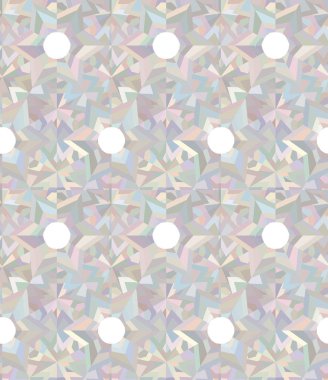 Soyut geometrik şekilli kusursuz desen