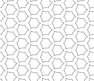 Soyut geometrik şekilli kusursuz desen