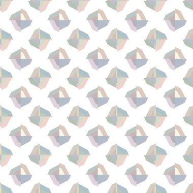 geometrik şekil tasarımlı kusursuz desen