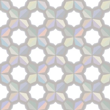 Modern geometrik vektör tasarımı, kusursuz desen çizimi