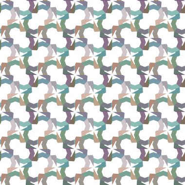 Soyut geometrik şekilli kusursuz desen