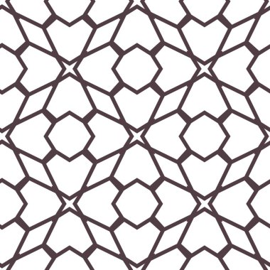 Geometrik şekilli kusursuz desen. vektör illüstrasyonu 