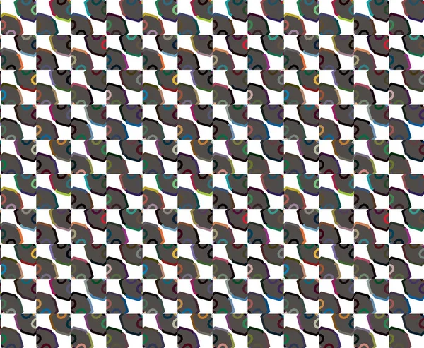 Seamless Backdrop Geometric Pattern Fabric Design — Stock vektor