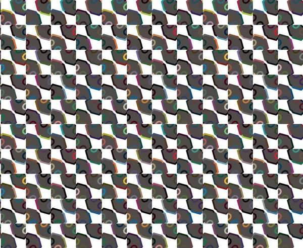 Seamless Backdrop Geometric Pattern Fabric Design — Stok Vektör