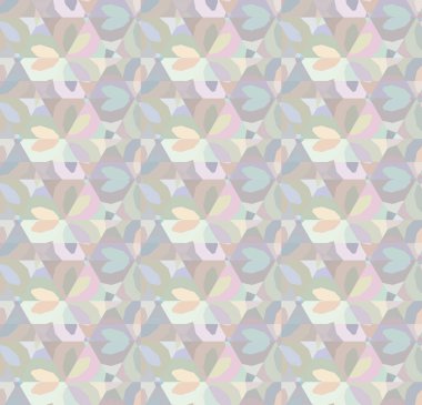 geometrik şekil tasarımlı kusursuz desen