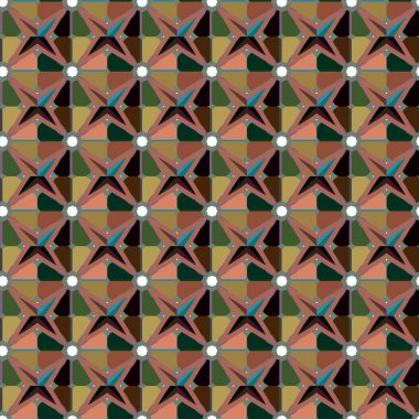 Soyut geometrik şablonun vektör çizimi