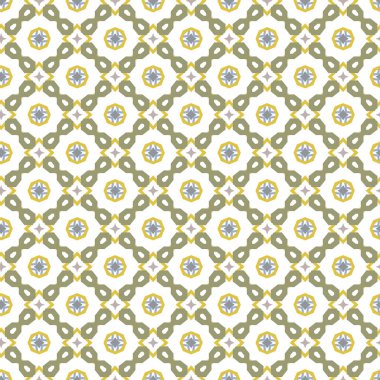 Geometrik süslemeli vektör deseni. Kusursuz tasarım dokusu.