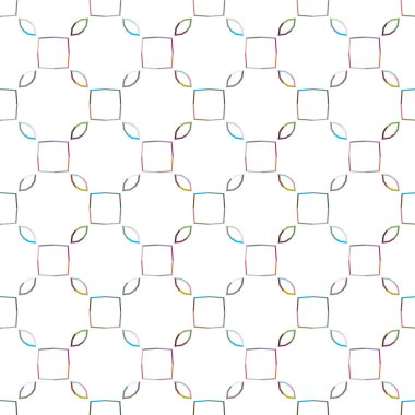 Soyut geometrik dikişsiz desen. Duvar kağıtları, arkaplan, yüzey dokuları için vektör çizimi 