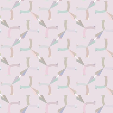 Modern geometrik vektör tasarımı, kusursuz desen çizimi