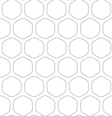 Geometrik süslemeli vektör deseni. Kusursuz tasarım