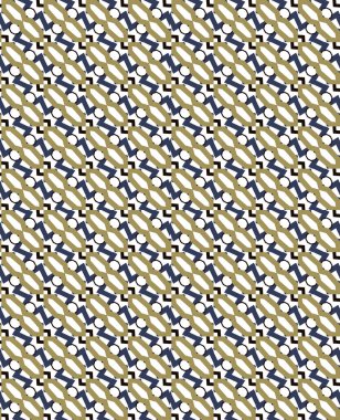 Soyut geometrik şekilli kusursuz desen