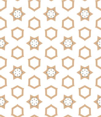 Geometrik süslemeli vektör deseni. Kusursuz tasarım dokusu.
