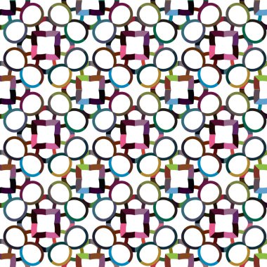 geometrik şekil tasarımlı kusursuz desen