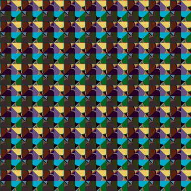 geometrik elementlerle kusursuz arkaplan, vektör illüstrasyonu 