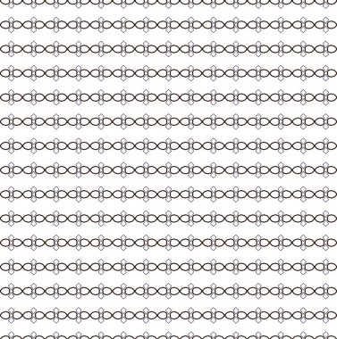 Geometrik süslemeli vektör deseni. Kusursuz tasarım dokusu.