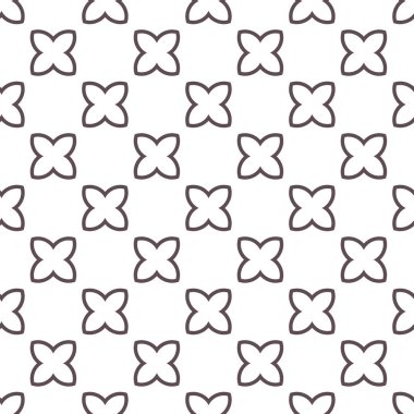 Geometrik süslemeli vektör deseni. Kusursuz tasarım dokusu.