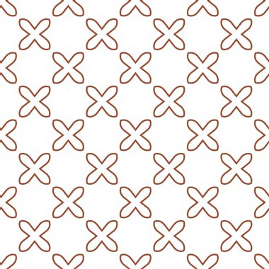 Geometrik süslemeli vektör deseni. Kusursuz tasarım dokusu.