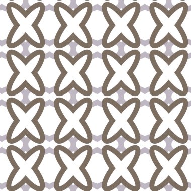 Farklı geometrik şekillere sahip kusursuz desensiz vektör çizimi