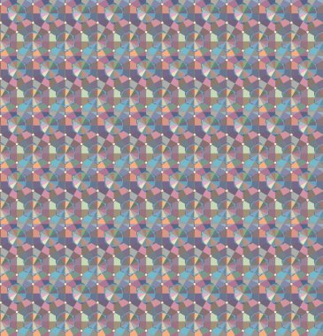 seamless geometric background with abstract elements