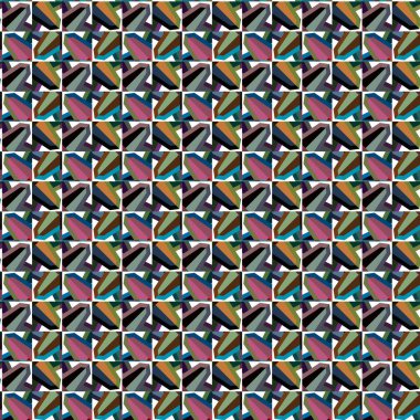 geometrik şekil tasarımlı kusursuz desen