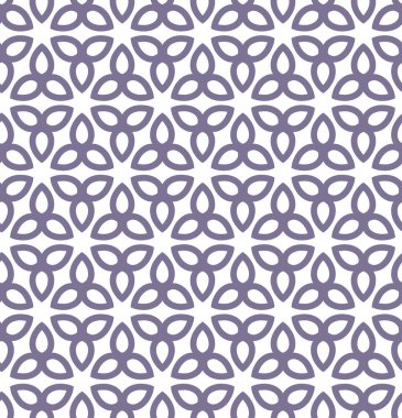 Geometrik süslemeli vektör deseni. Kusursuz tasarım