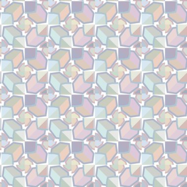 Modern geometrik vektör tasarımı, kusursuz desen çizimi